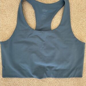 Girlfriend Collective Lake blue sports bra